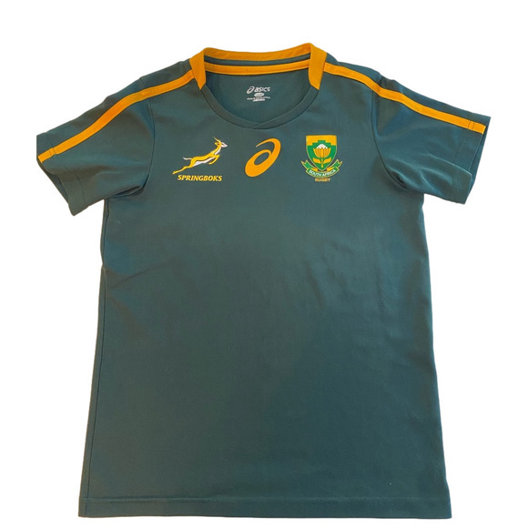 Asics Other - SOUTH AFRICA RUGBY WORLD CUP JERSEY ASICS SHIRT TRIKOT SPRINGBOKS Youth 11/12